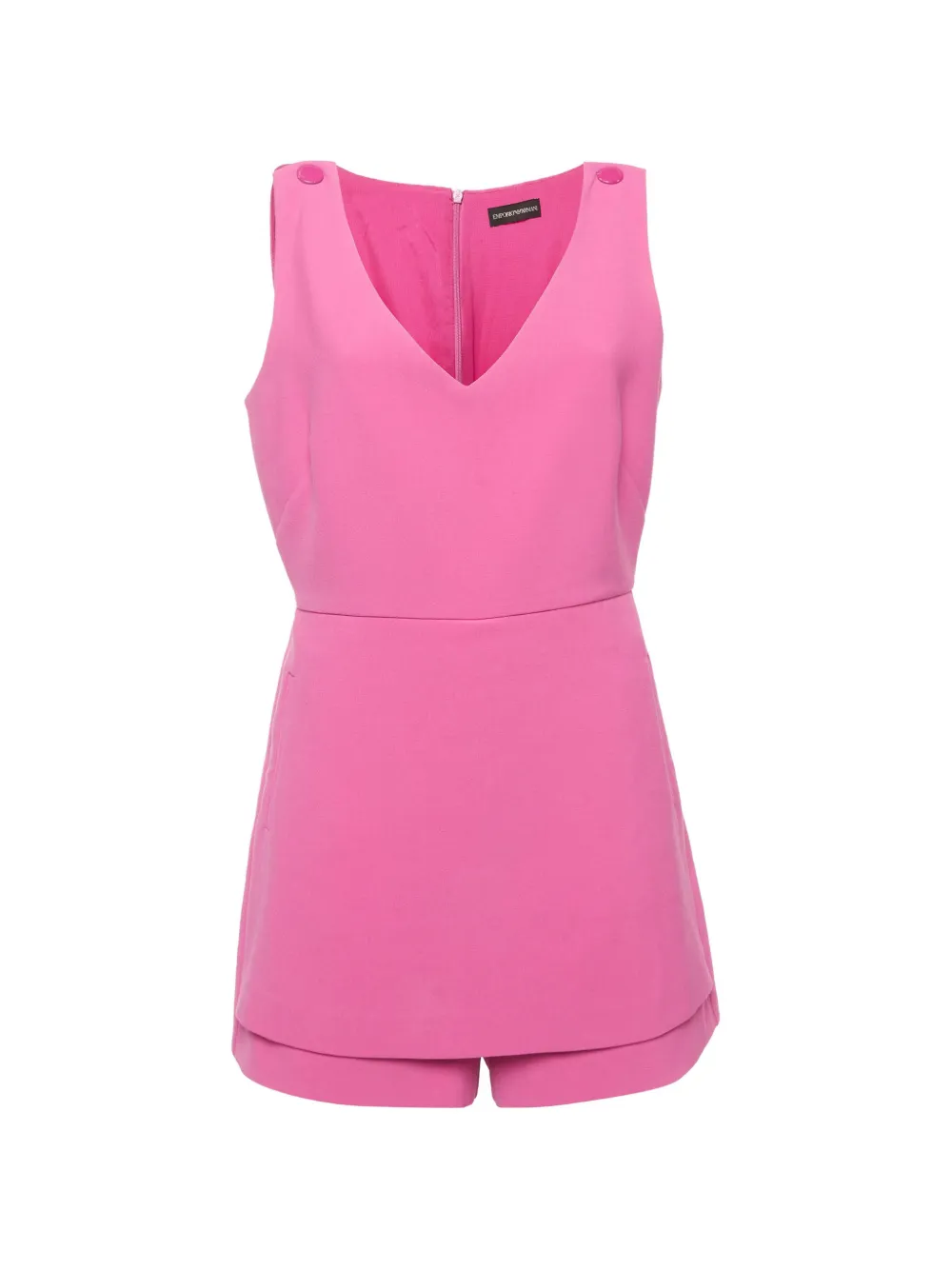 Emporio Armani Pre-Owned V-neck sleeveless playsuit - Rosa