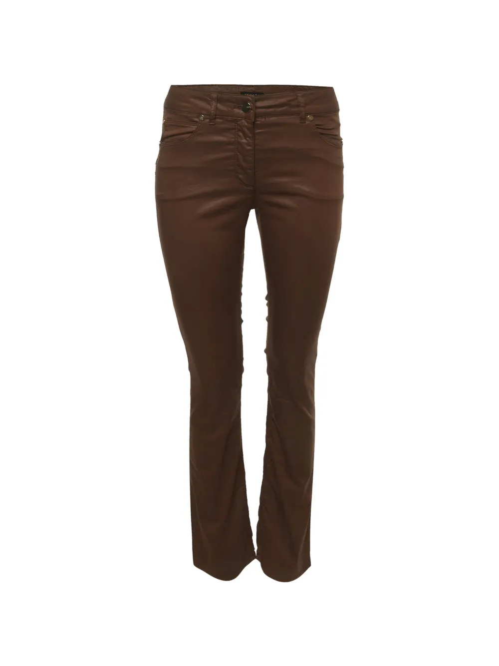 Escada Pre-Owned slim-fit jeans - Marrone