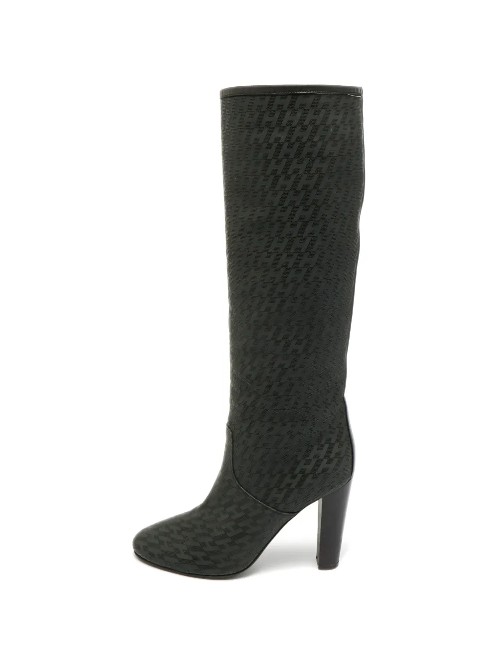 Hermès Pre-Owned H Logo knee-length boots - Nero