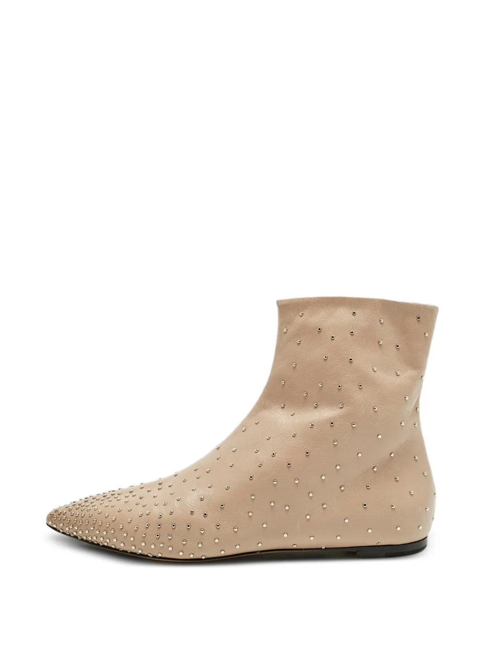 Valentino Garavani Pre-Owned studded ankle boots - Toni neutri