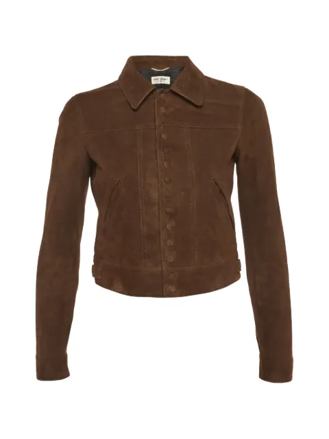 Saint Laurent Pre-Owned جاكيت بأزرار أمامية