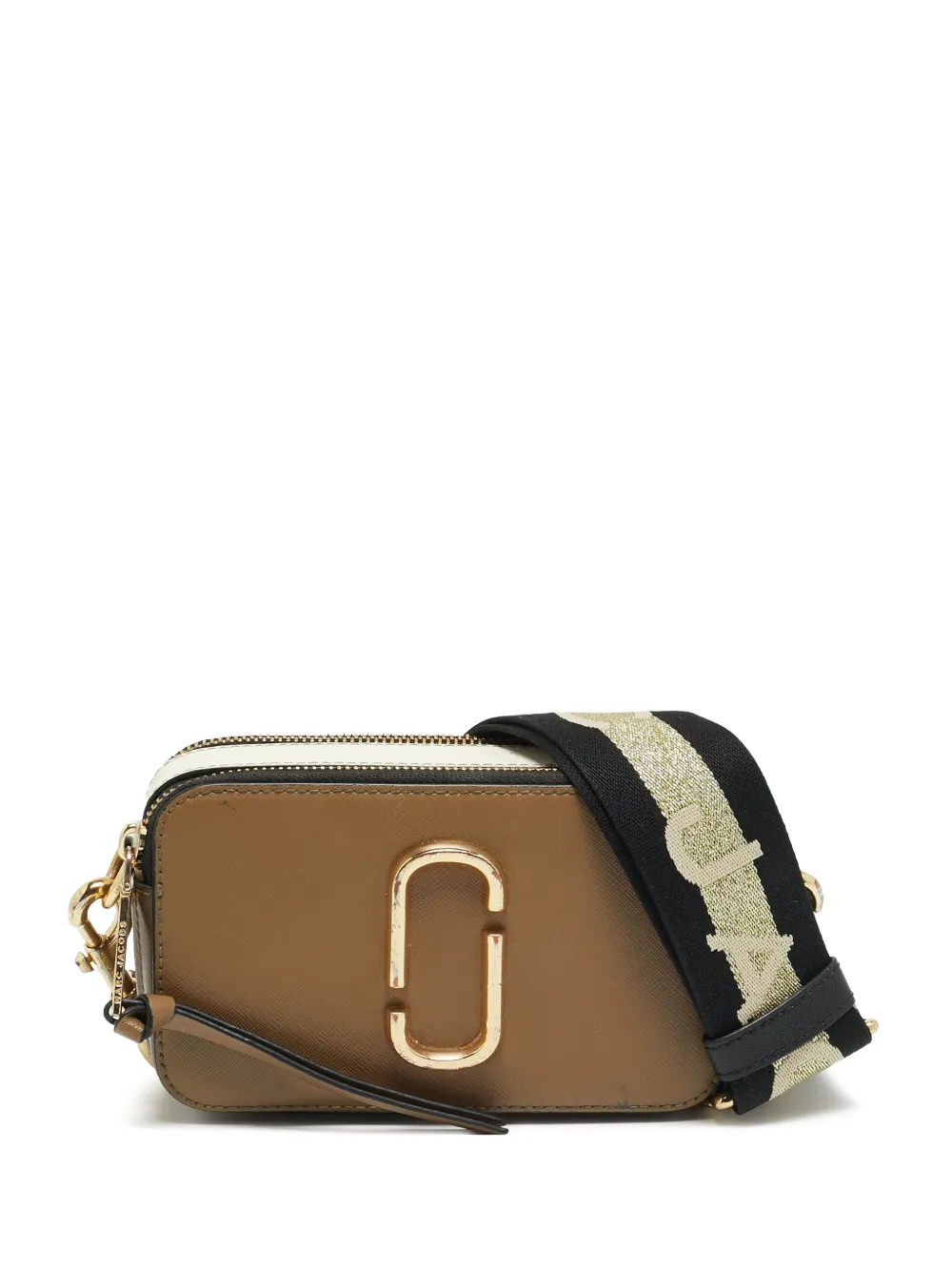 Marc Jacobs Vintage Snapshot Saffiano leather crossbody bag - Braun