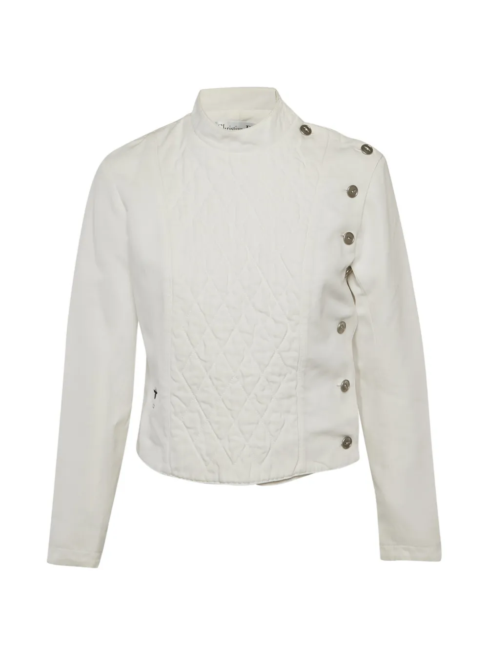 Christian Dior Pre-Owned quilted crossover jacket - Bianco