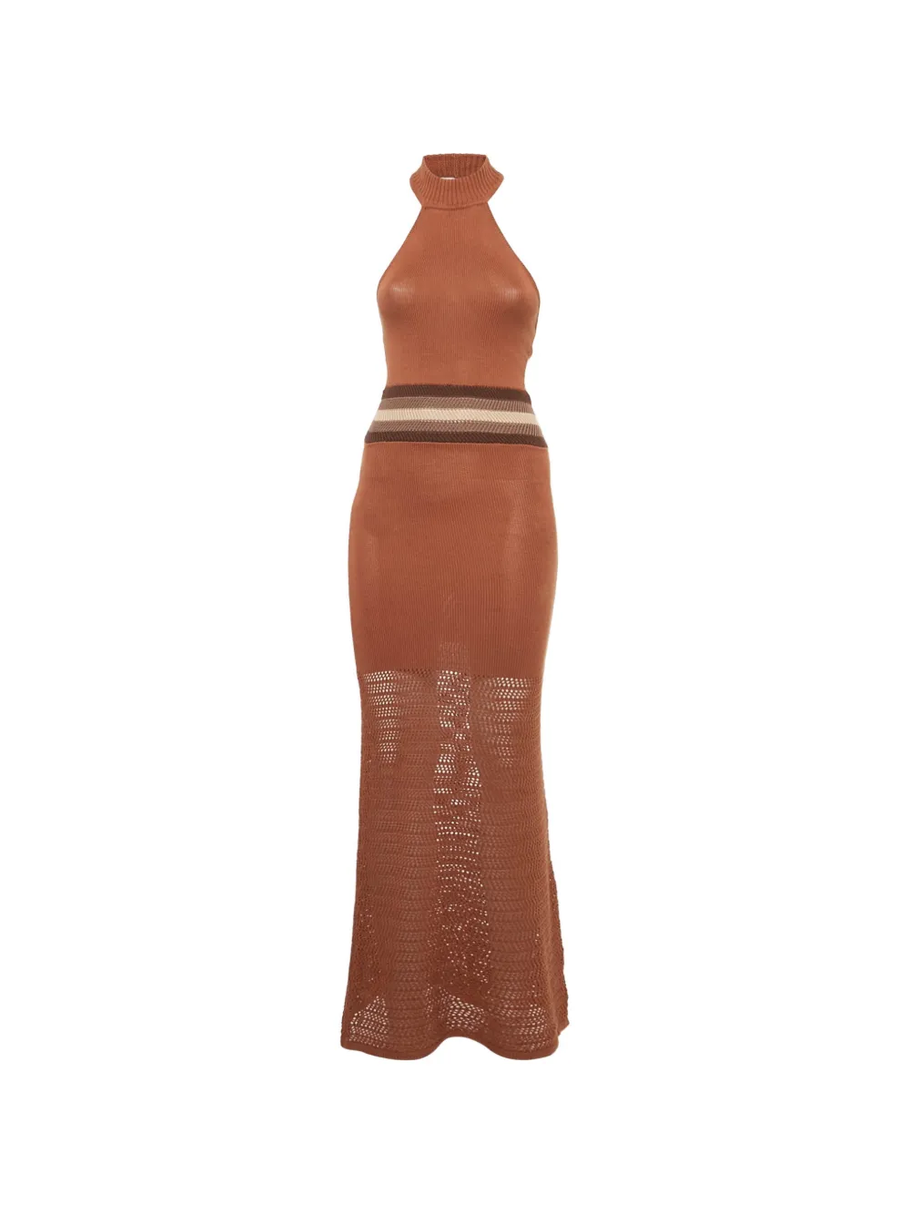 House Of Harlow Naomh crochet maxi dress - Brown