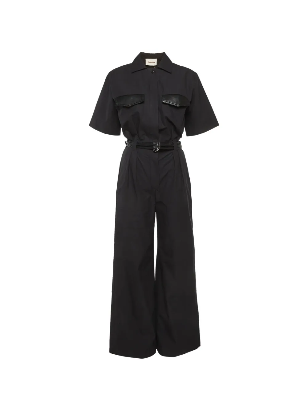 Nanushka Fabienne wide-leg jumpsuit - Black