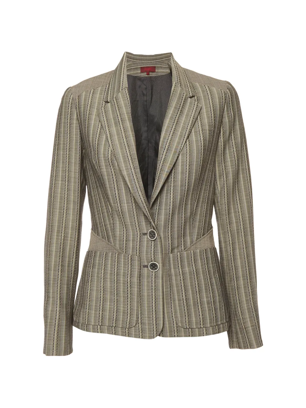 Kenzo Pre-Owned stripe panelled blazer - Grigio