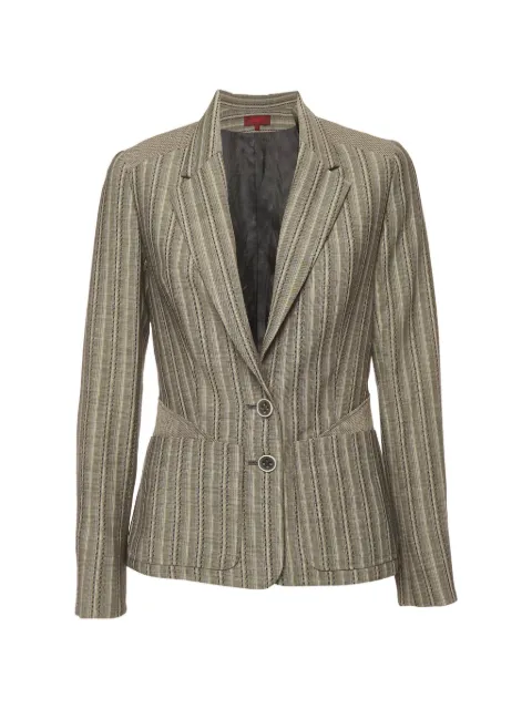 Kenzo Pre-Owned stripe panelled blazer