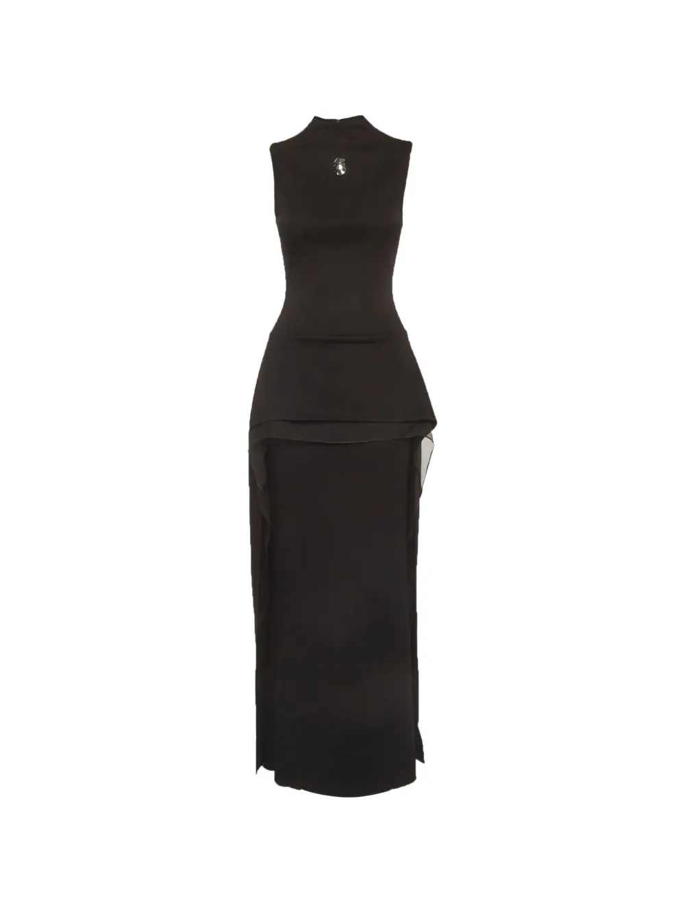 CHATS BY C.DAM Pietra sleeveless maxi dress - Nero