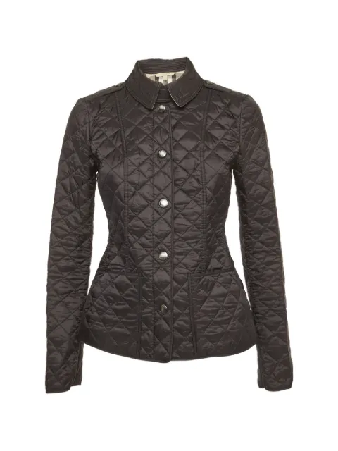 Burberry Pre-Owned button-up quilted jacket