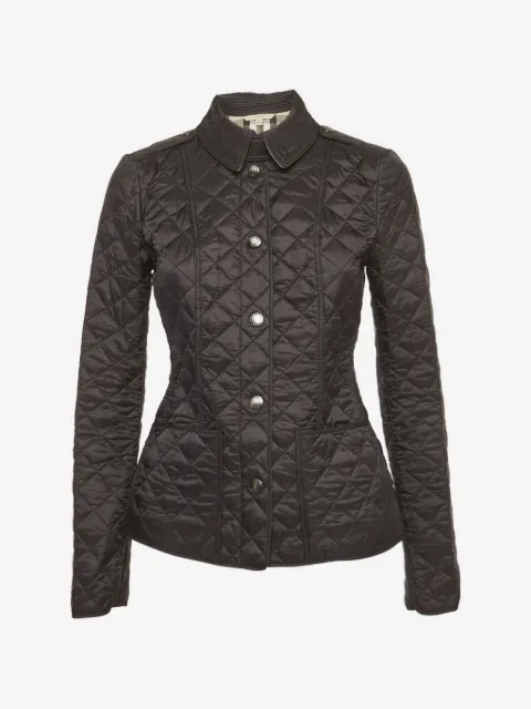 Burberry Pre-Owned button-up quilted jacket