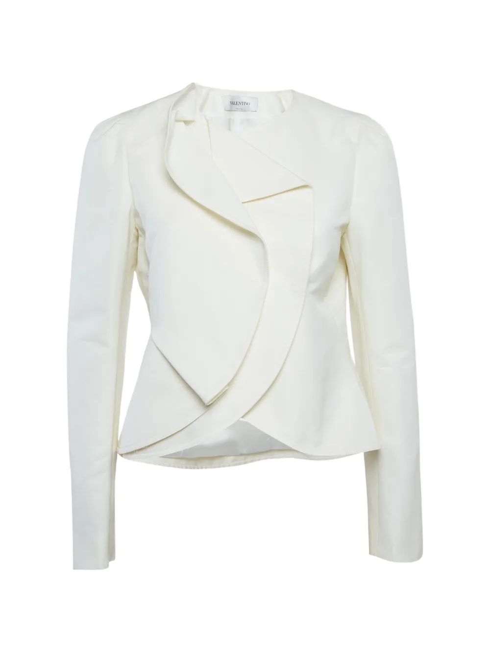 Valentino Garavani Pre-Owned Giacca con peplum - Bianco