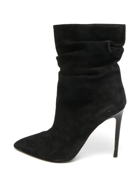 Paris Texas bottines froncées en daim