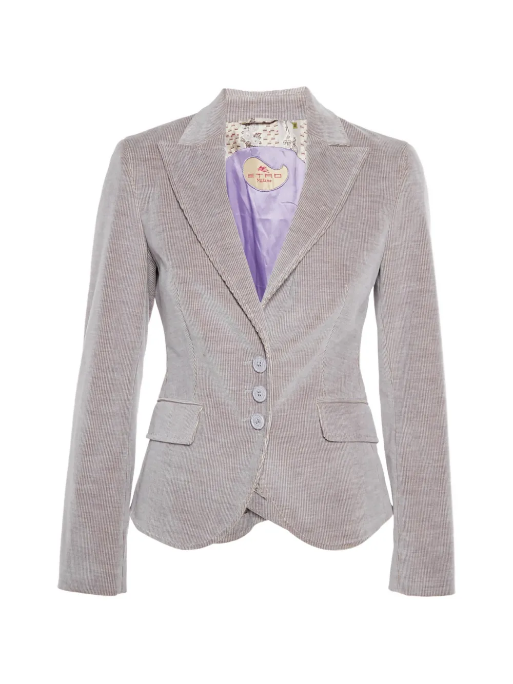 Etro Pre-Owned corduroy blazer - Grigio