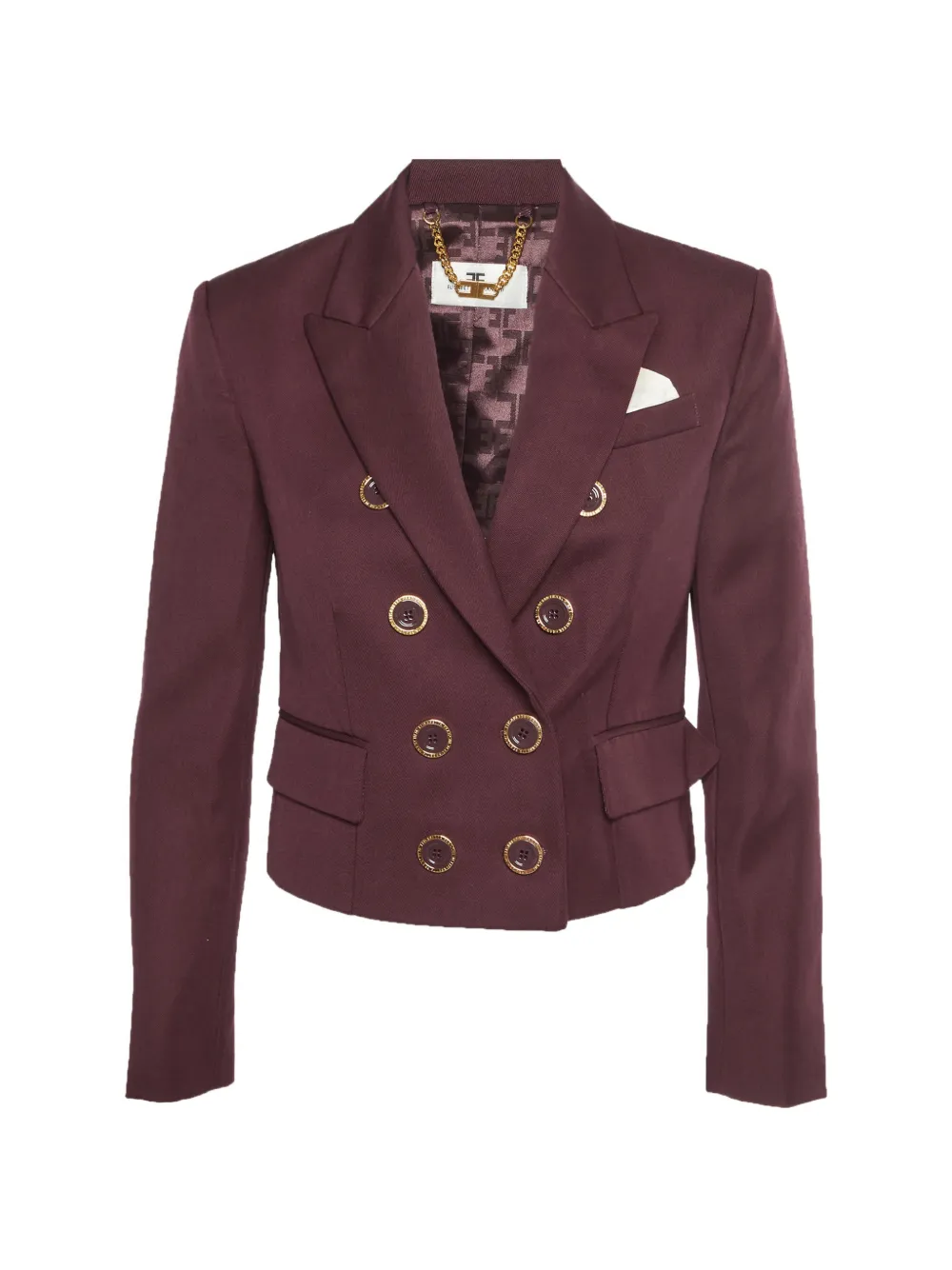 Elisabetta Franchi double-breasted blazer - Rosso
