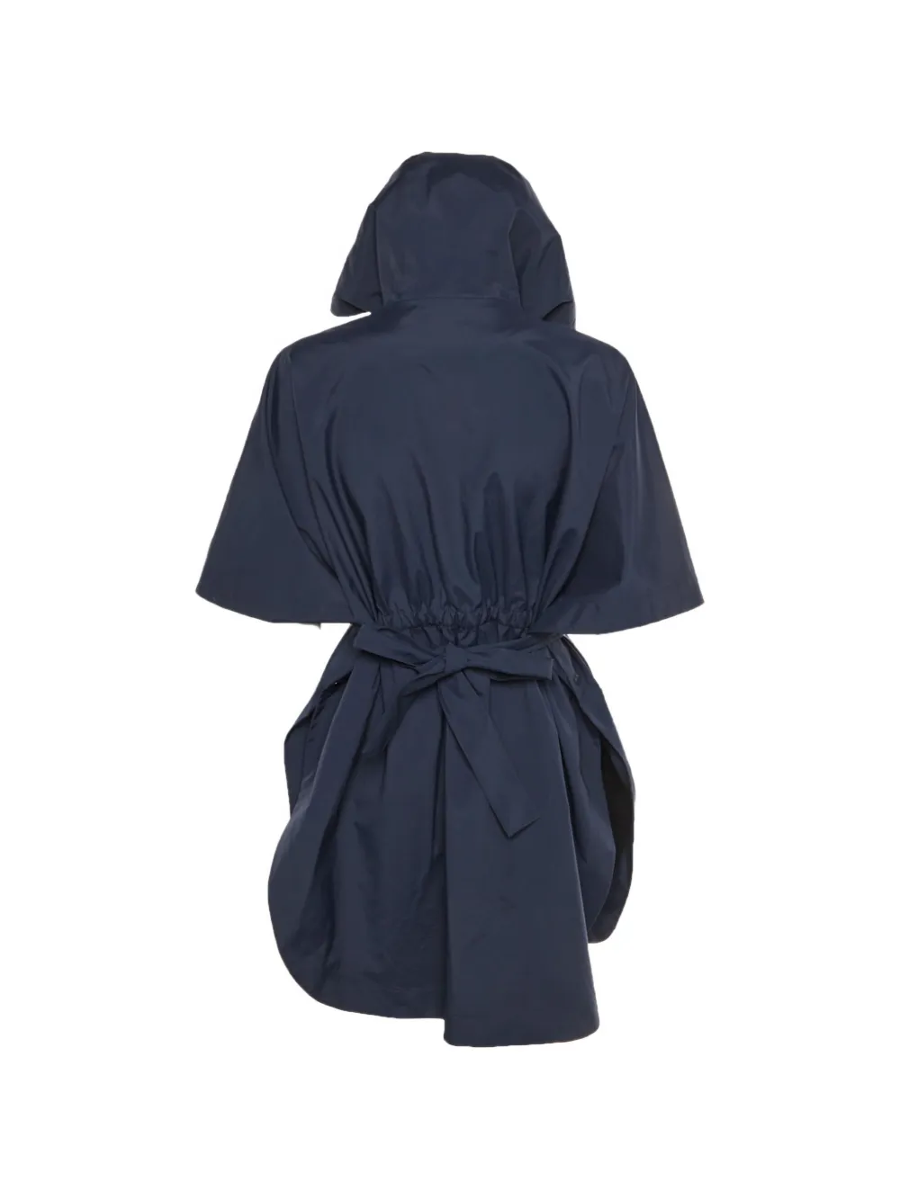 Max Mara Eles hooded cape - Blue