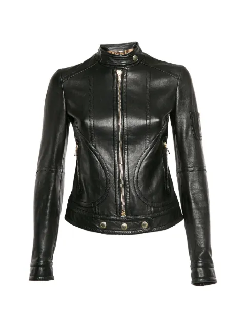 Dolce & Gabbana Pre-Owned calf leather biker jacket