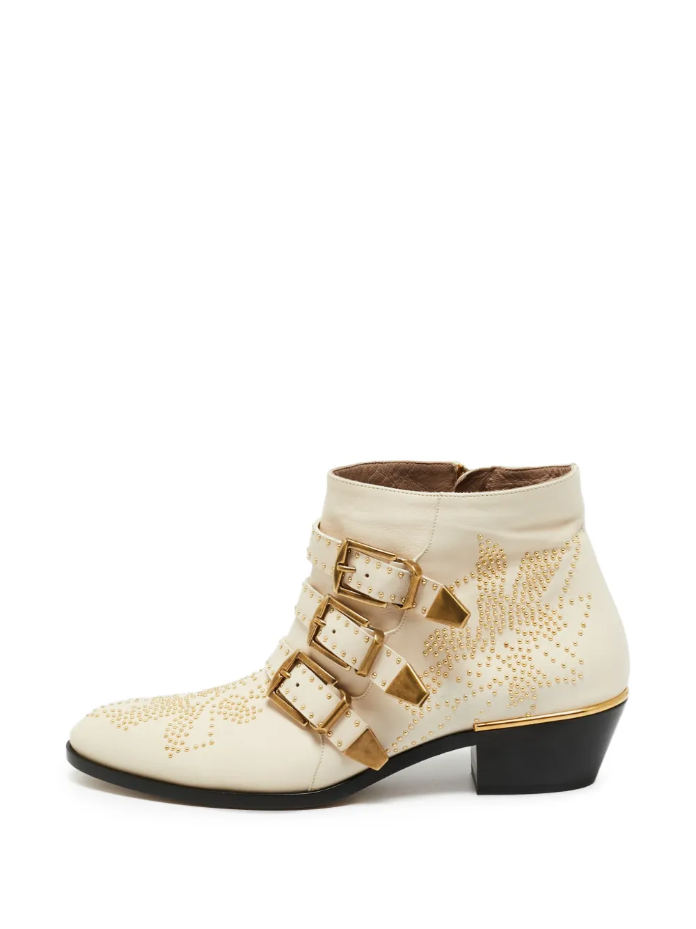 Chloé Pre-Owned Susanna buckled ankle boots - Toni neutri