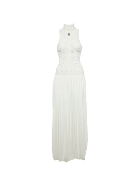CHATS BY C.DAM ruched draped maxi dress