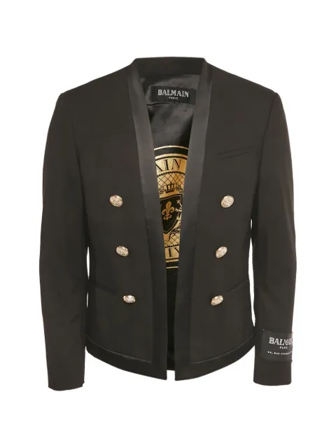 Balmain Pre-Owned button-detail open-front blazer