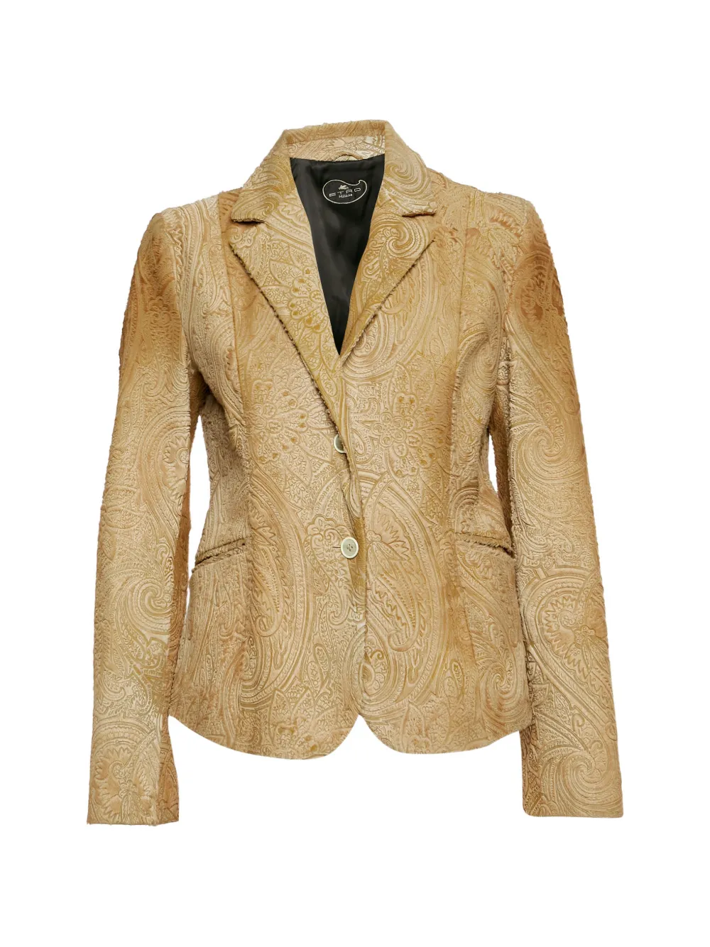 Etro Pre-Owned Paisley textured blazer - Toni neutri