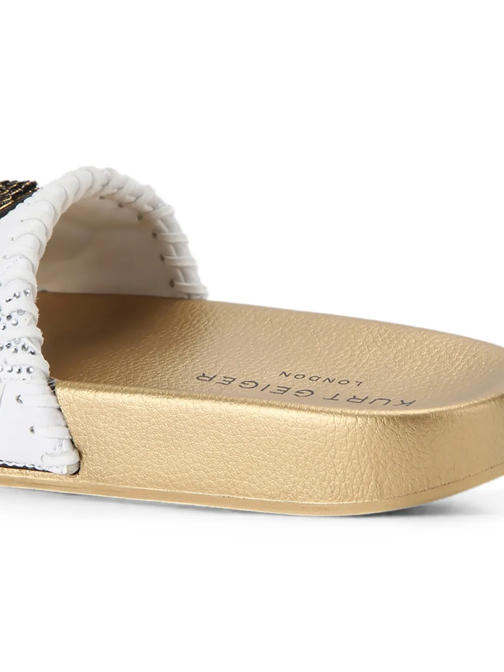 Kurt Geiger London Meena Eagle Soccer slides Wit
