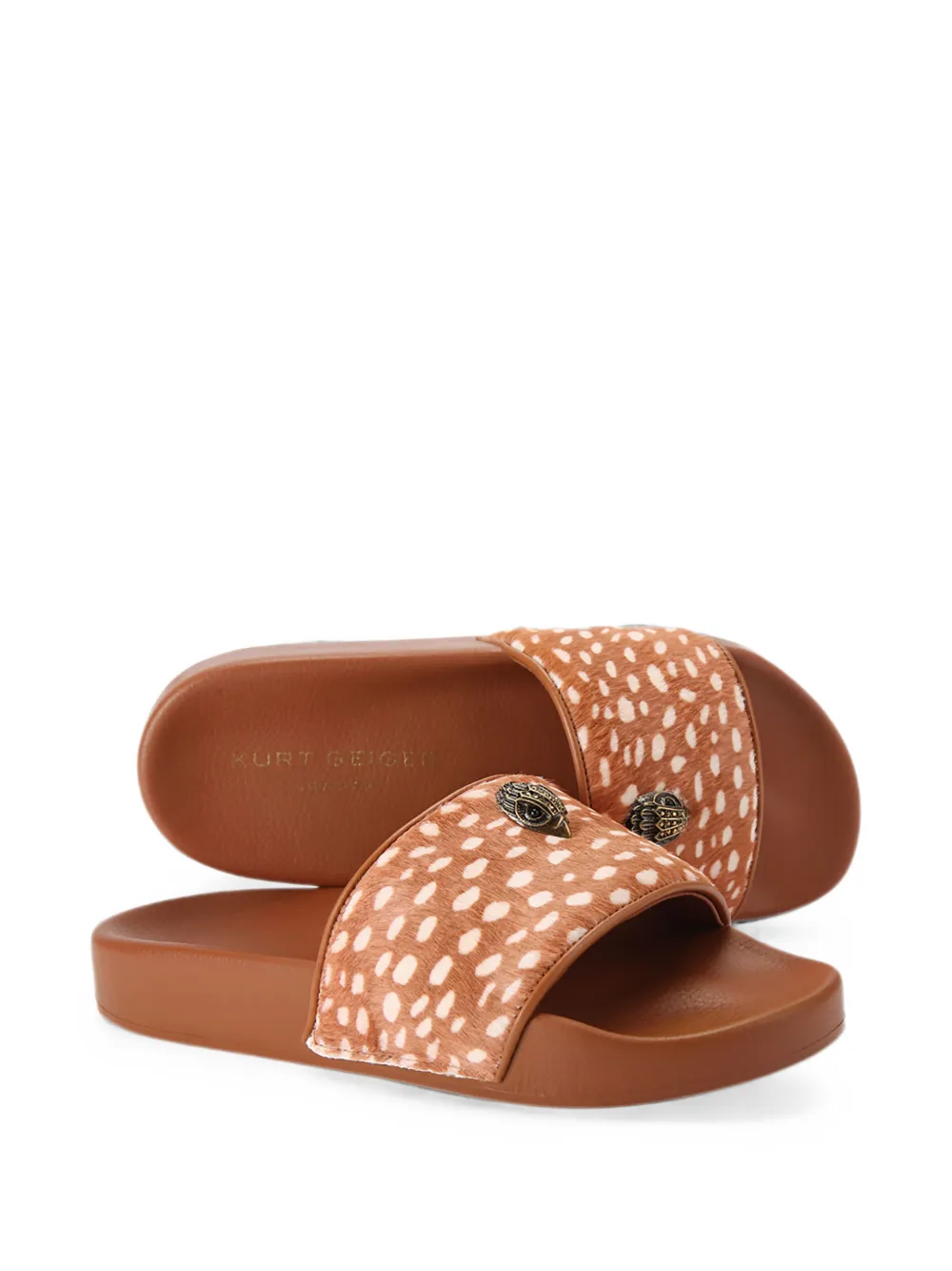 Kurt Geiger London Meena Eagle slides Beige