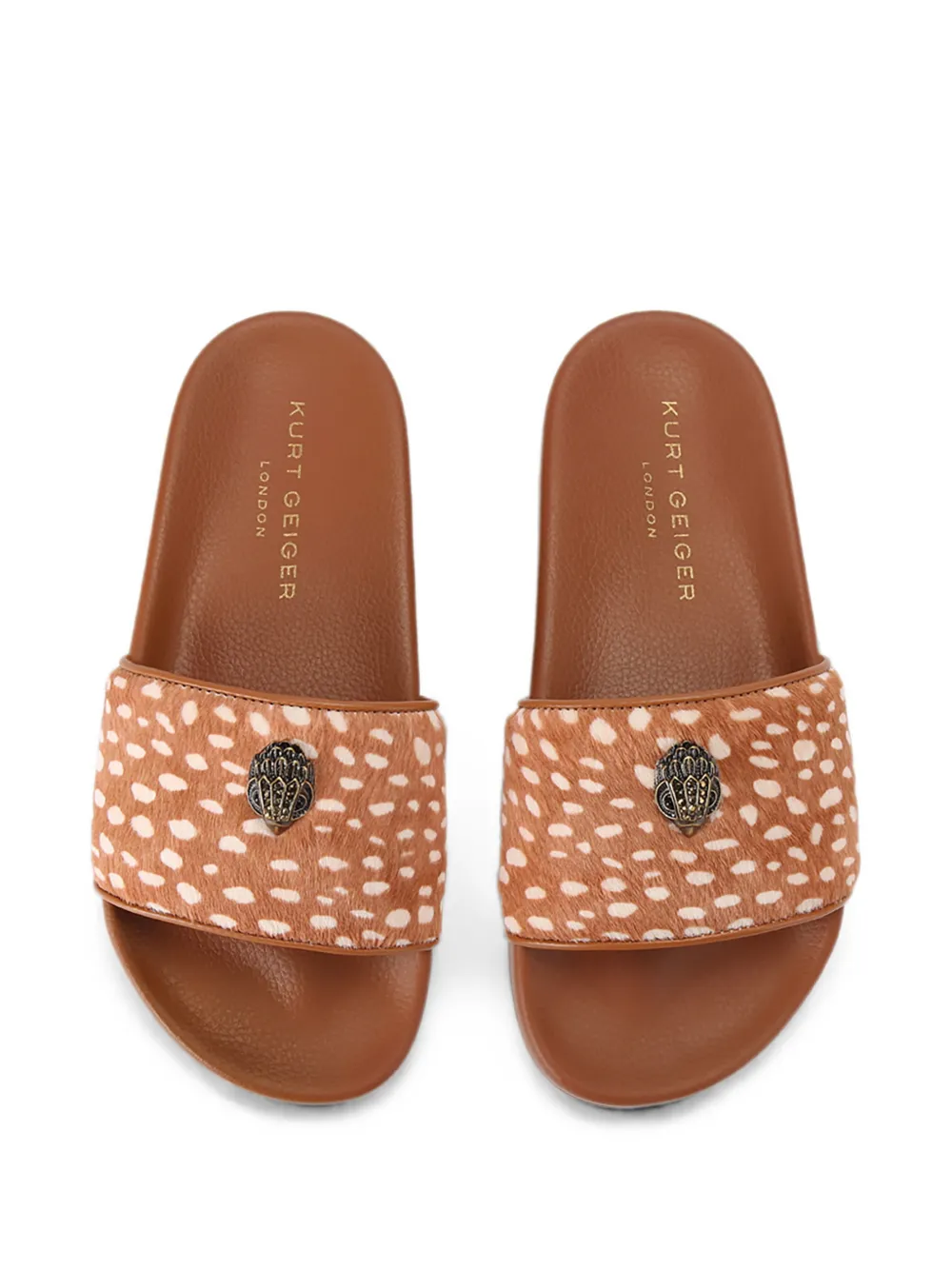 Kurt Geiger London Meena Eagle slides Beige