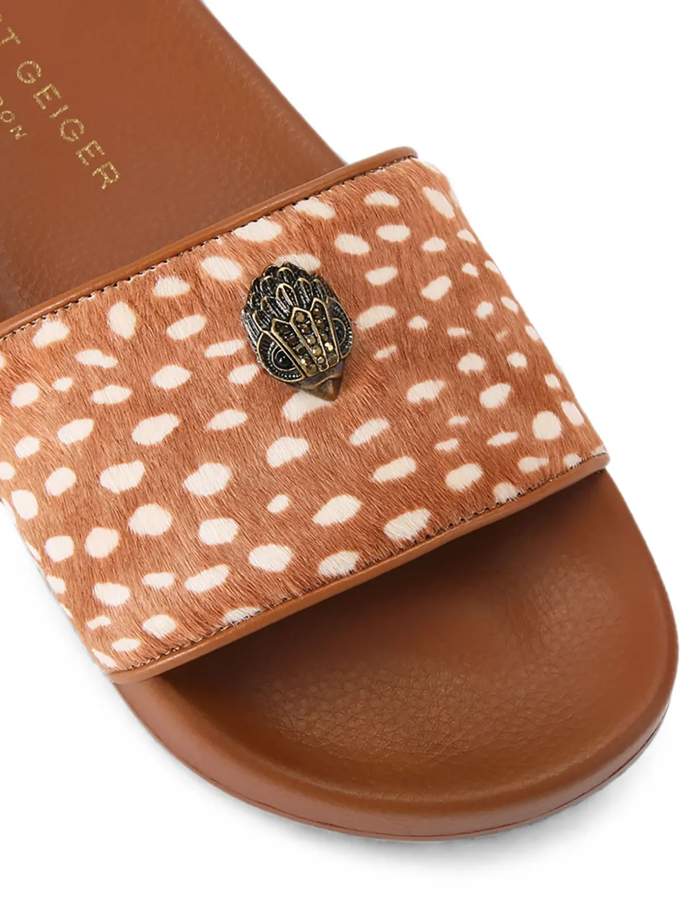 Kurt Geiger London Meena Eagle slides Beige