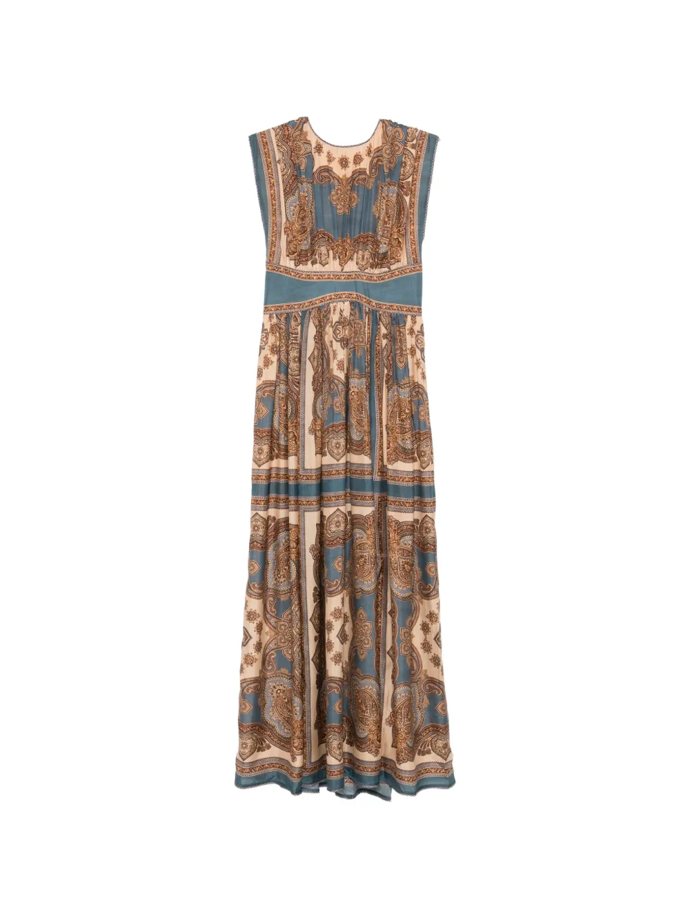 ZIMMERMANN paisley-pattern sleeveless maxi dress - Toni neutri