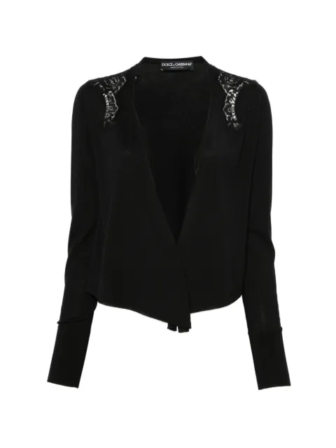 Dolce & Gabbana Pre-Owned 1990s lace-detail jacket