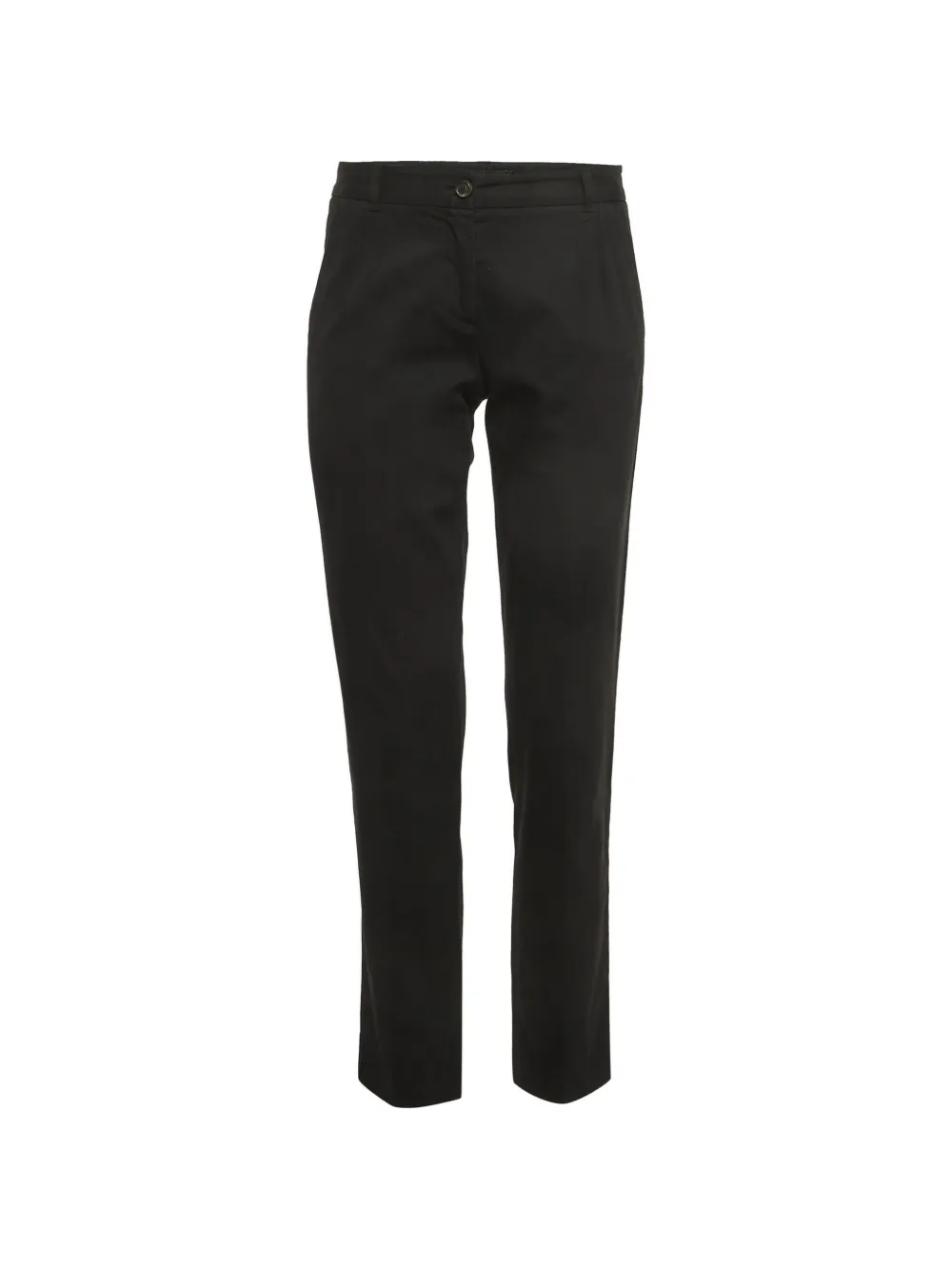 Dolce & Gabbana Pre-Owned straight-fit gabardine trousers - Nero