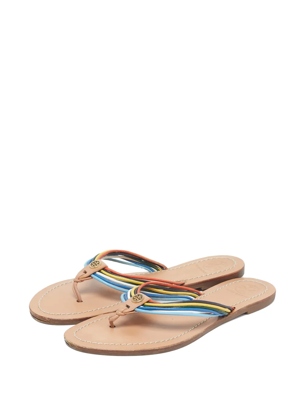 Tory Burch thong-strap flat sandals - Toni neutri