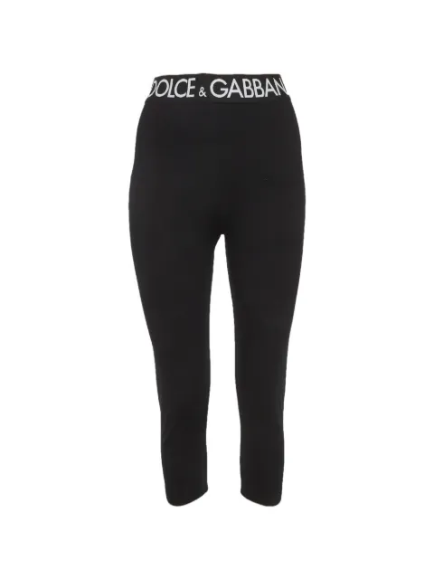 Dolce & Gabbana Pre-Owned logo waistband leggings