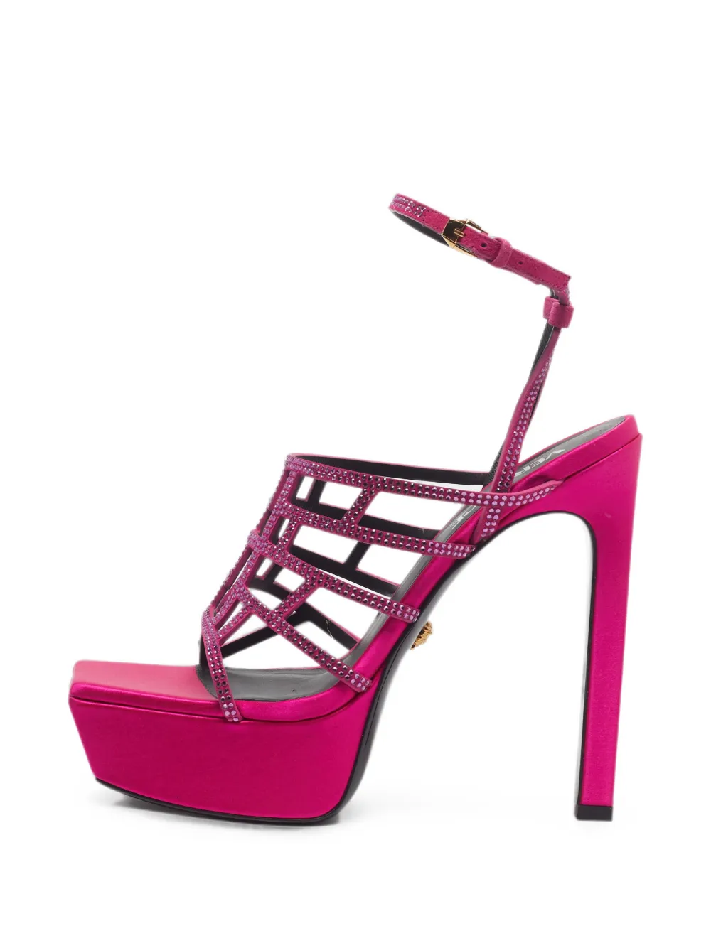 Versace Pre-Owned square-toe sandals - Rosa