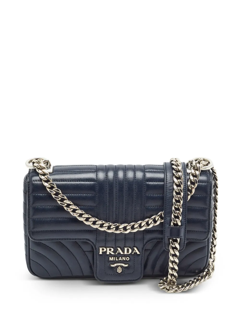 Prada Pre-Owned medium Diagramme cross-body bag - Blu
