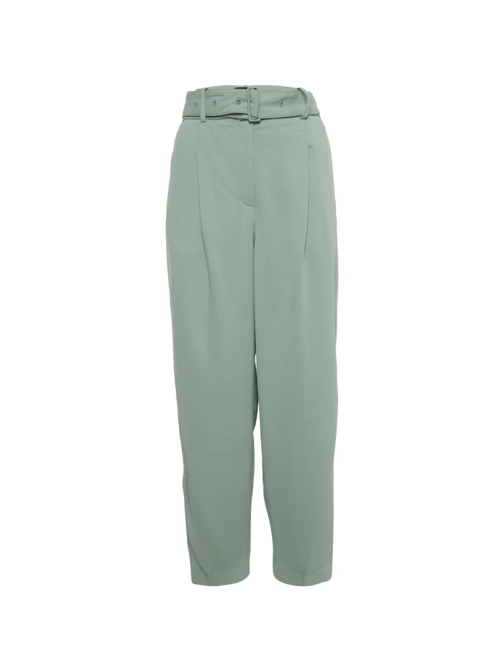 JOSEPH belted Drew trousers - Green