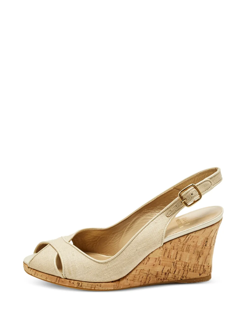 Stuart Weitzman peep-toe slingback pumps - Toni neutri