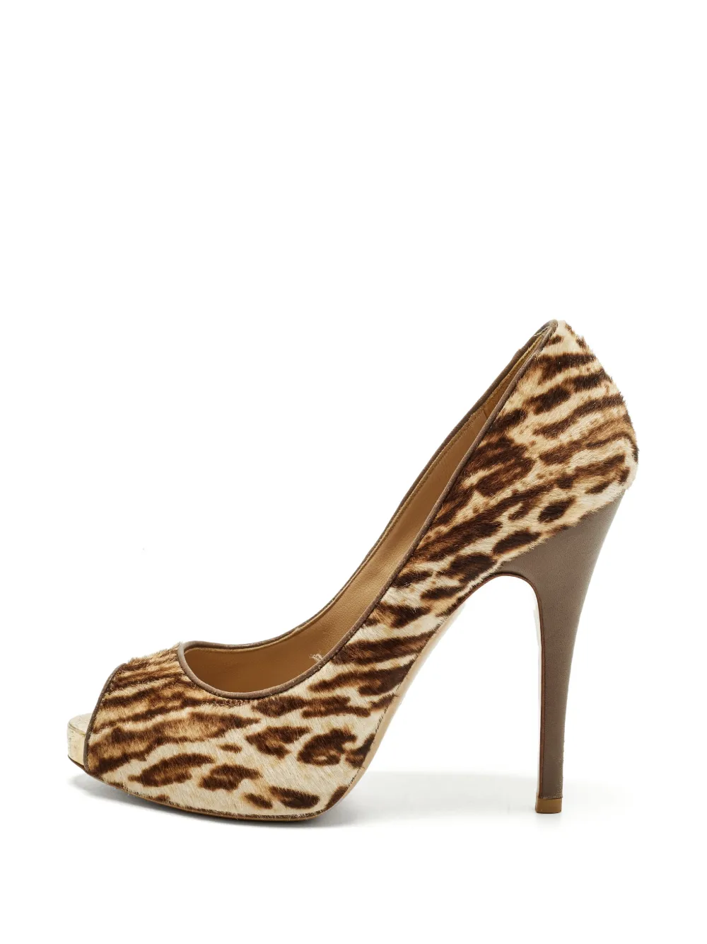 Valentino Garavani Pre-Owned peep-toe pumps - Toni neutri
