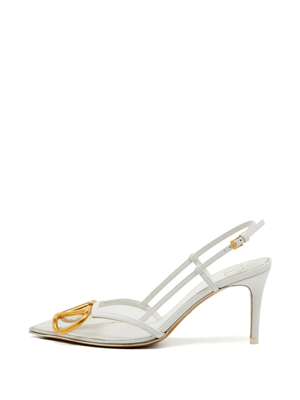 Valentino Garavani Pre-Owned Pumps VLogo con cinturino posteriore - Bianco