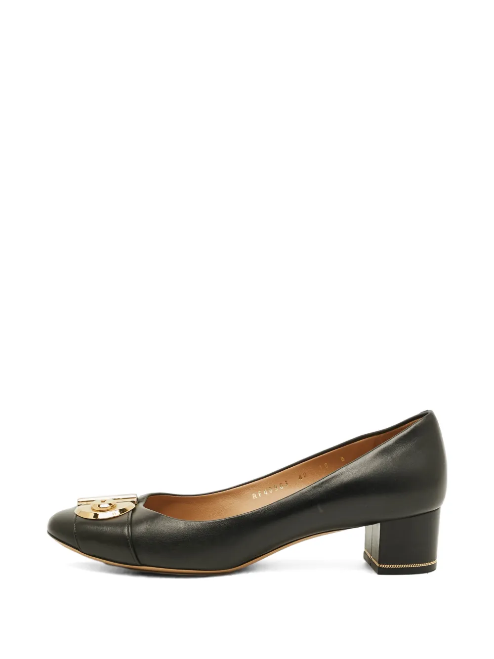 Ferragamo Pre-Owned Pumps Fiamma con tacco - Nero