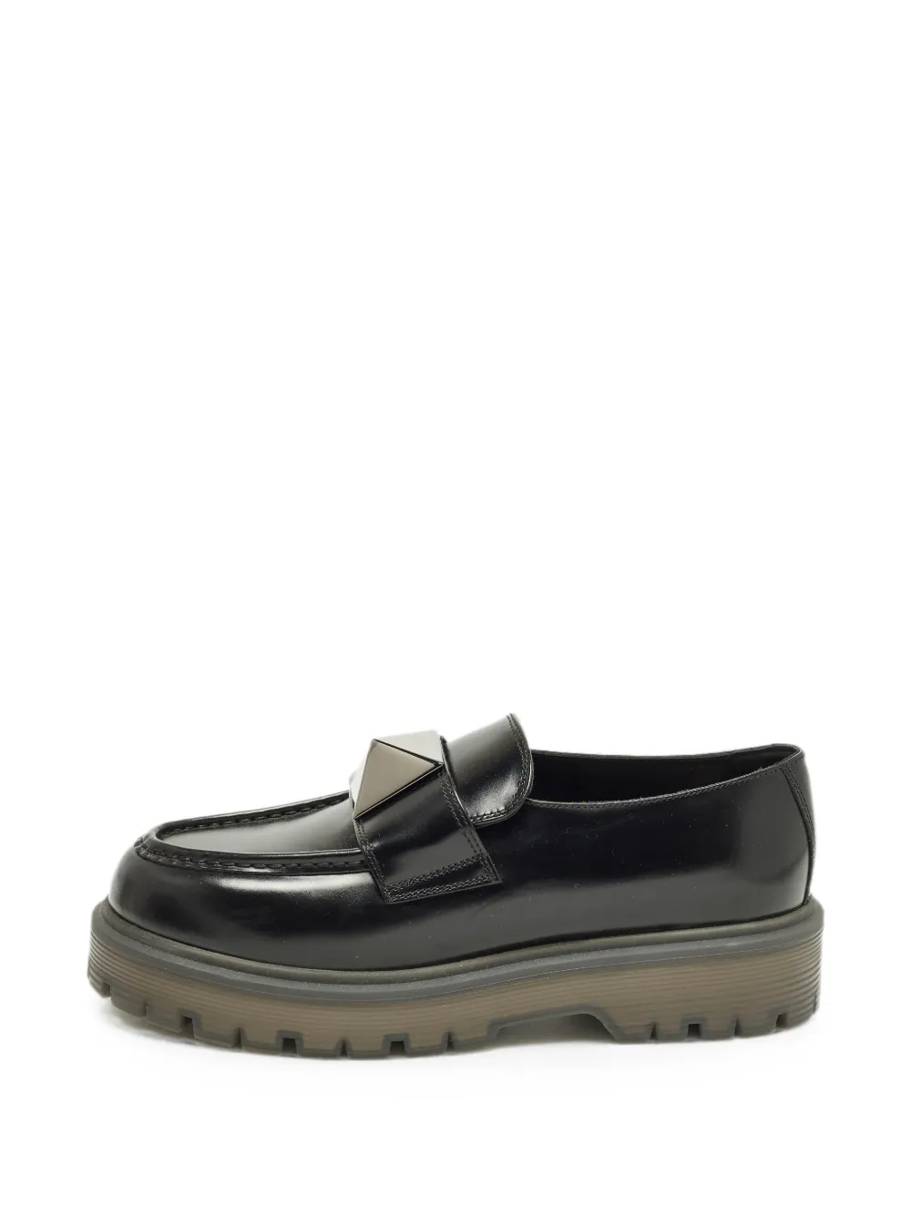 Valentino Garavani Pre-Owned Mocassini Rockstud in pelle - Nero