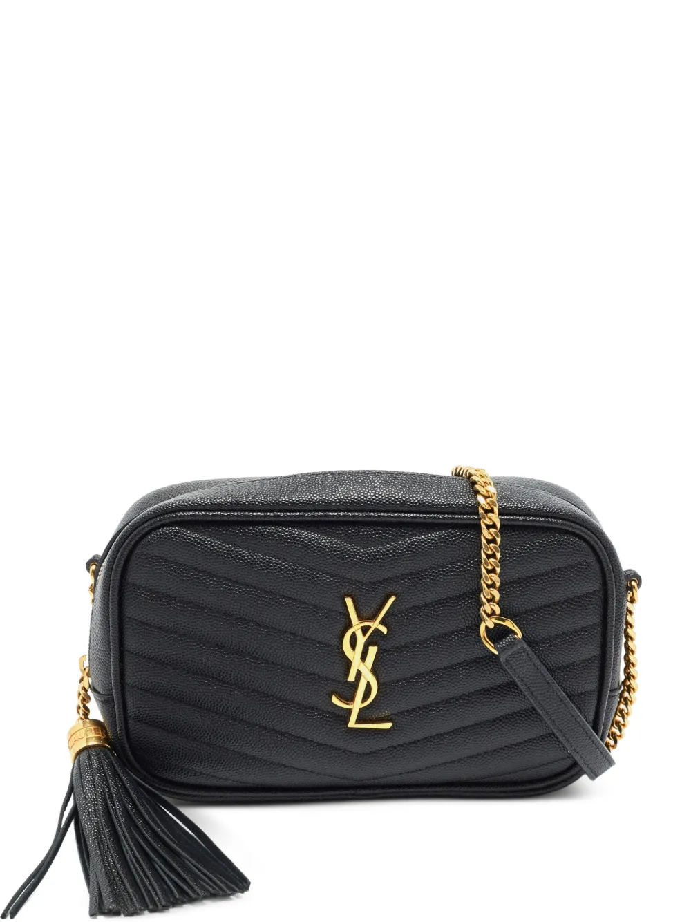 Saint Laurent Pre-Owned Lou matelassé camera bag - Schwarz