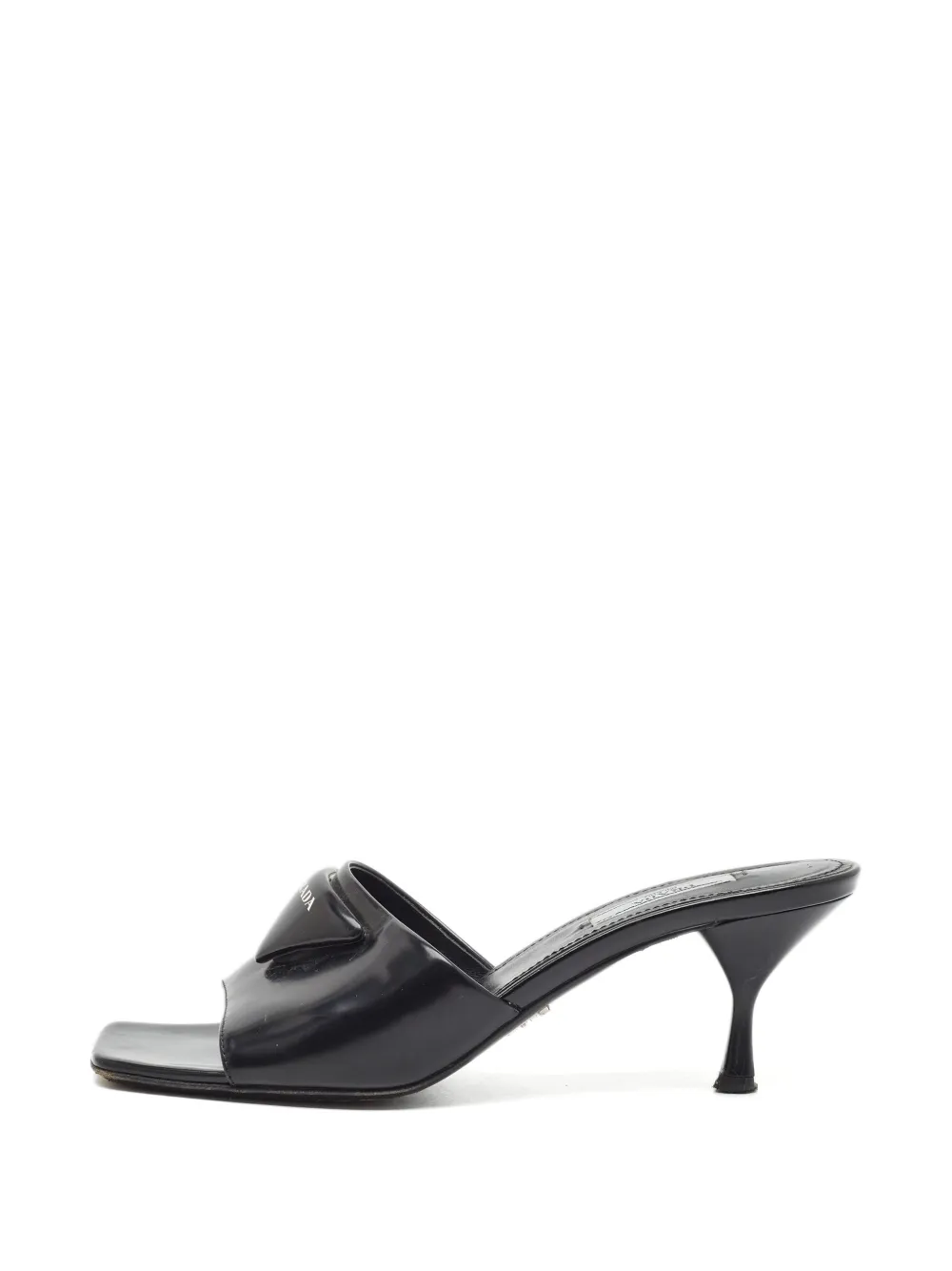 Prada Pre-Owned Triangle Logo sandals - Nero