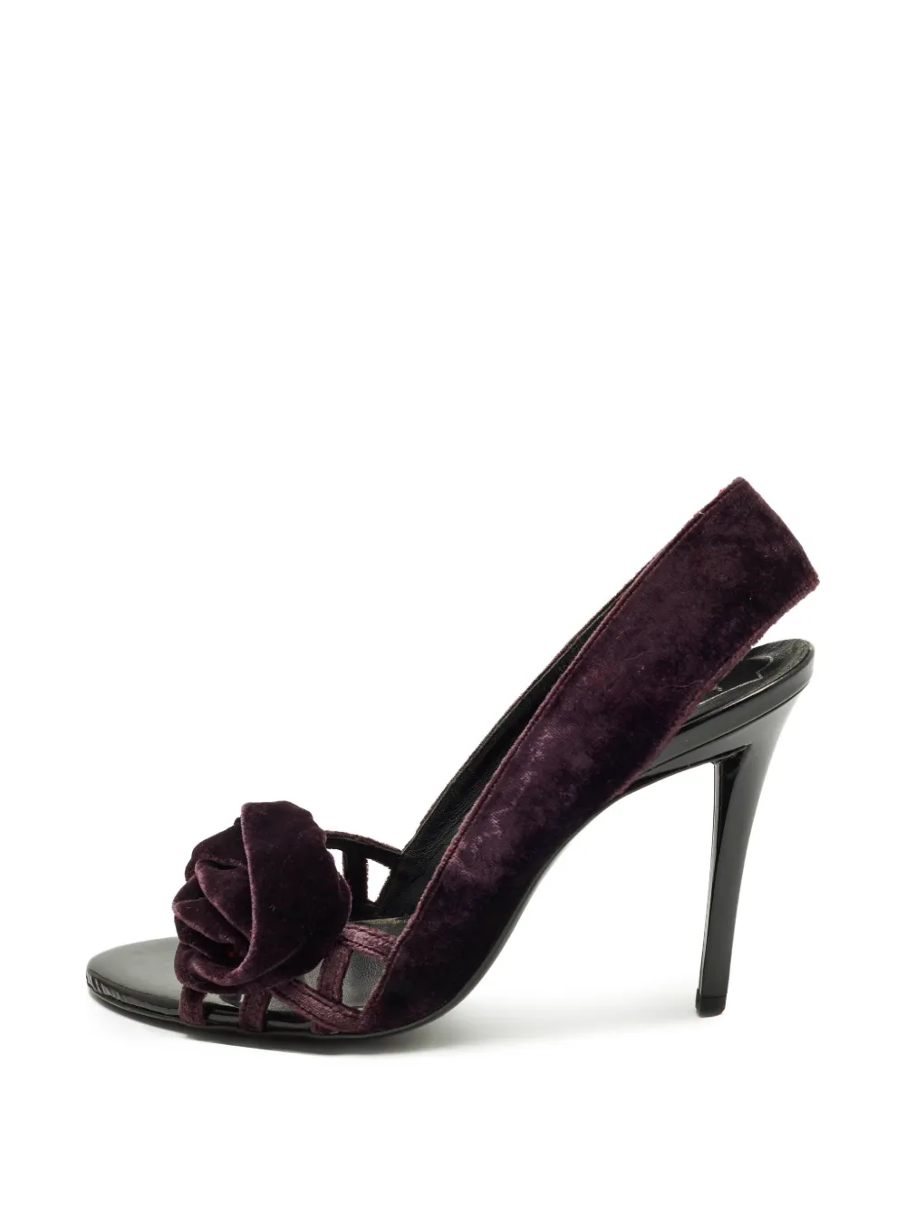 Roger Vivier Vintage bow open-toe pumps - Viola