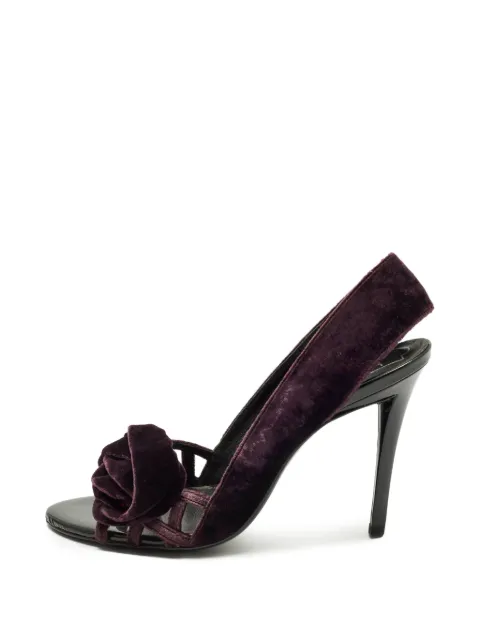 Roger Vivier Vintage zapatillas con puntera abierta y moño