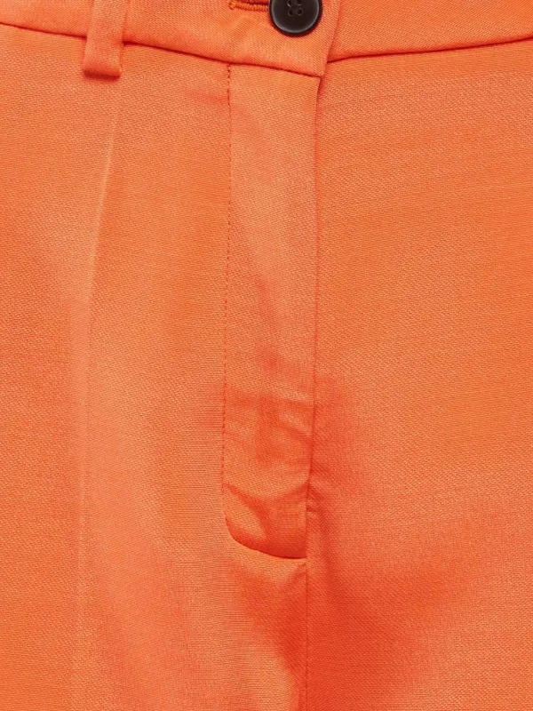 Valentino Garavani Pre-Owned ワイドレッグ ウールパンツ | オレンジ