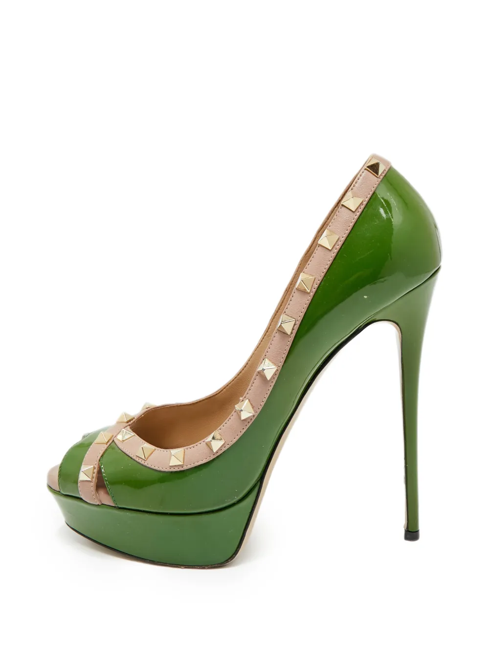 Valentino Garavani Pre-Owned Pumps Rockstud - Verde