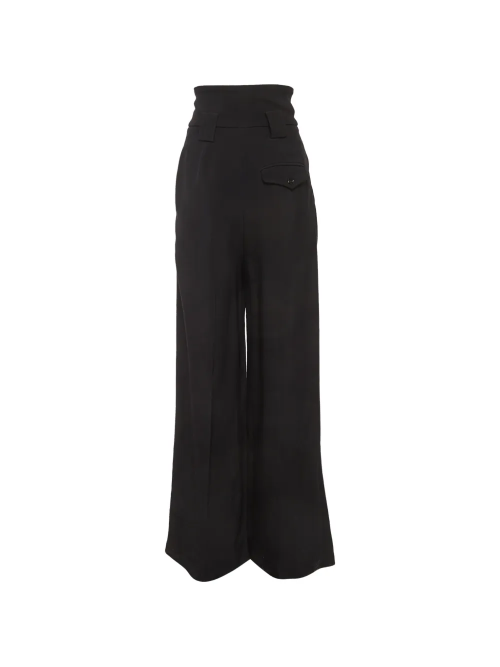 Fendi Pre-Owned Pantaloni a gamba ampia - Nero