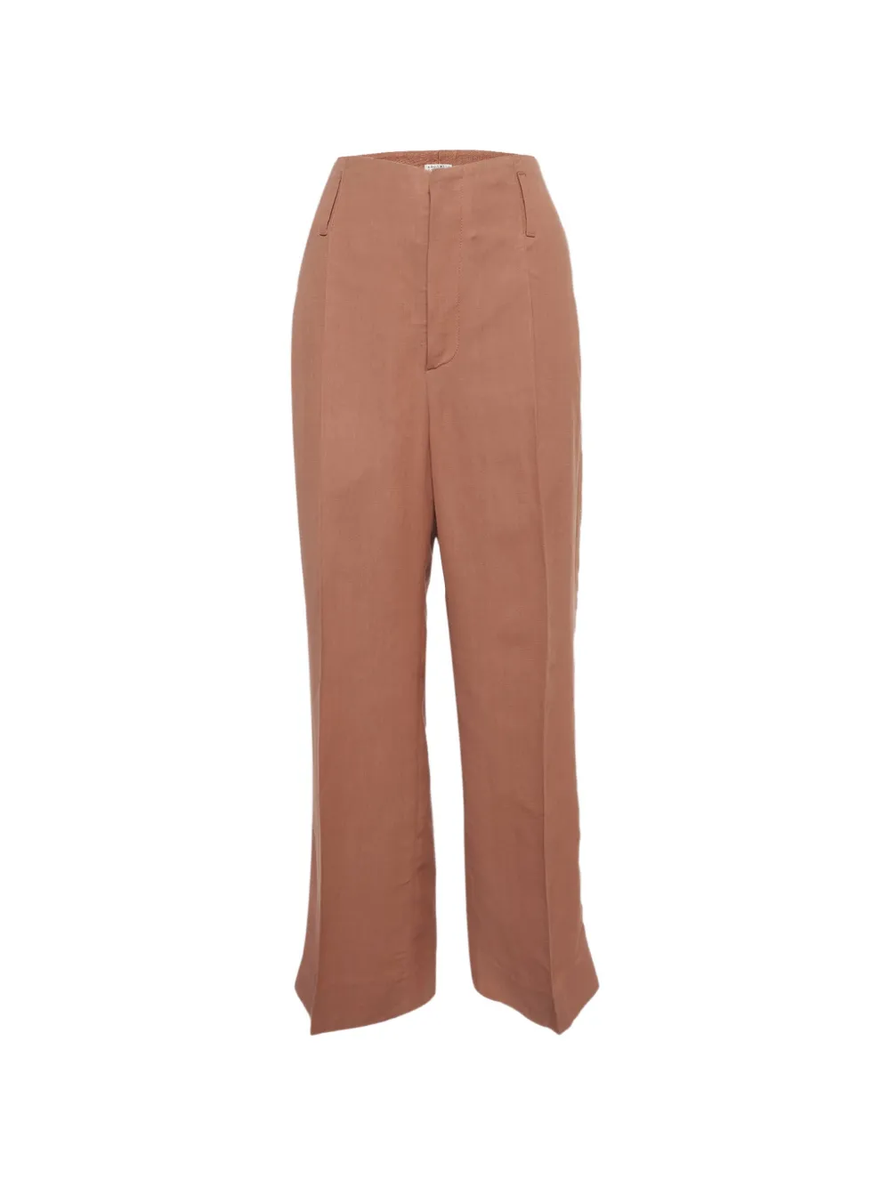 Brunello Cucinelli Pantaloni in cotone a gamba ampia - Marrone