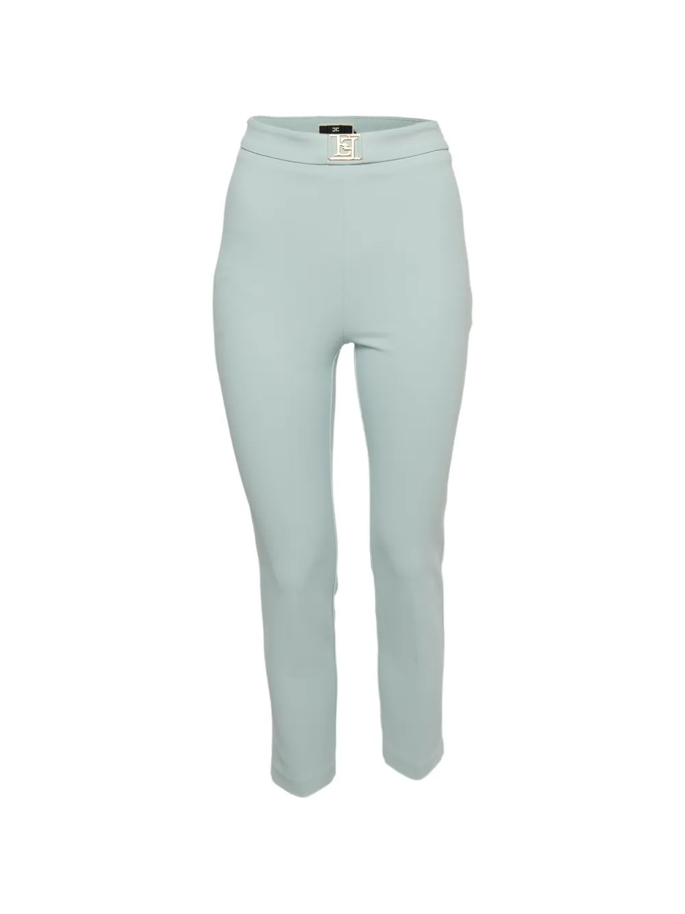 Elisabetta Franchi Pantaloni dritti in crêpe - Blu
